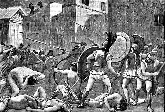 Ilustraĵo de la Peloponeza milito
