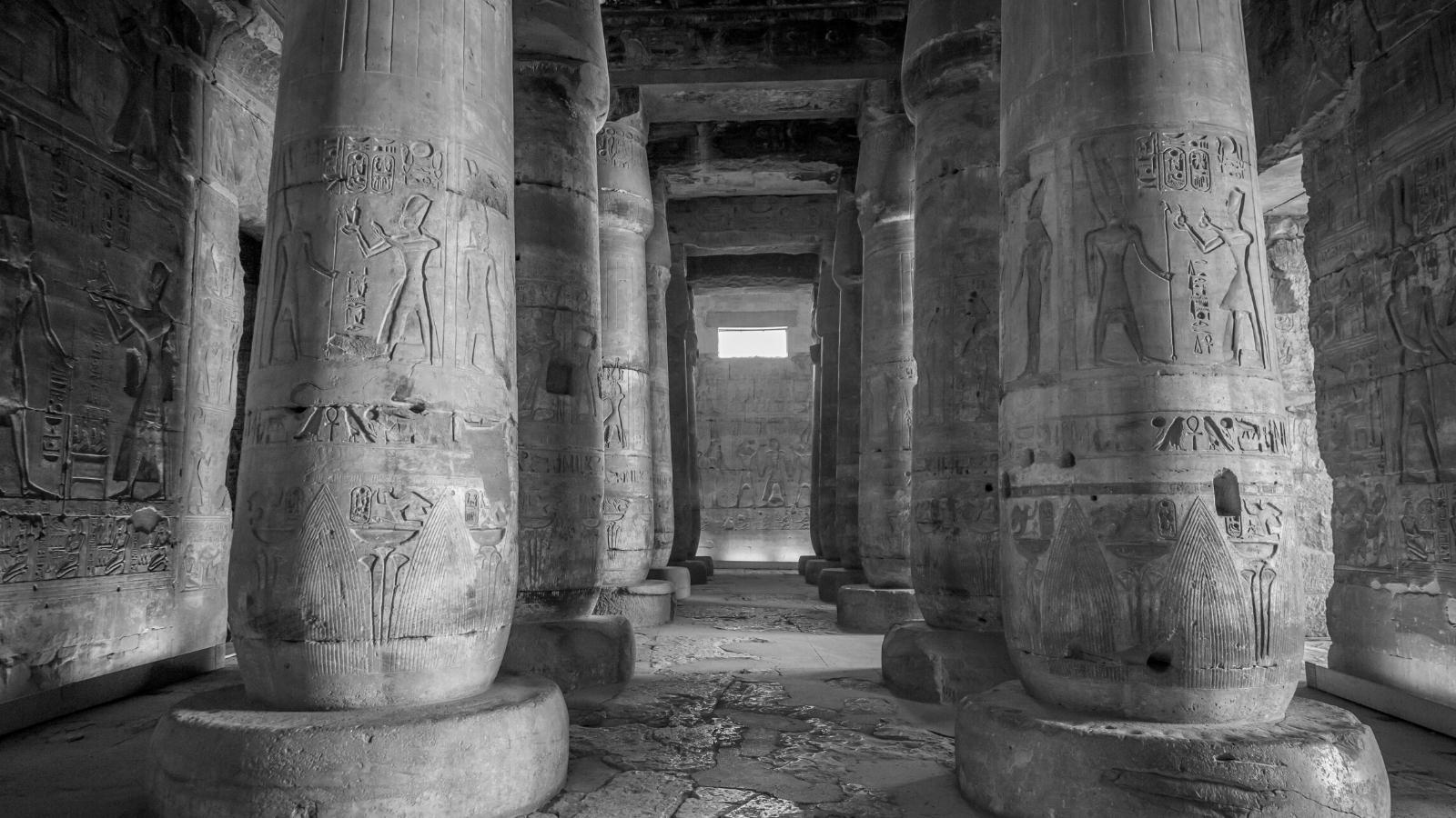 Abidoza templo en Egiptio