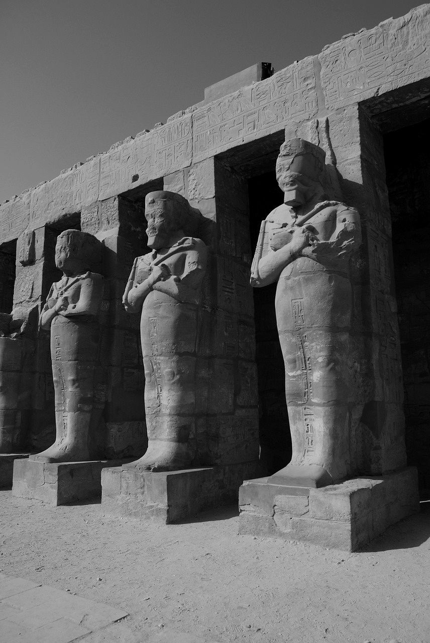 Antikva egipta templo