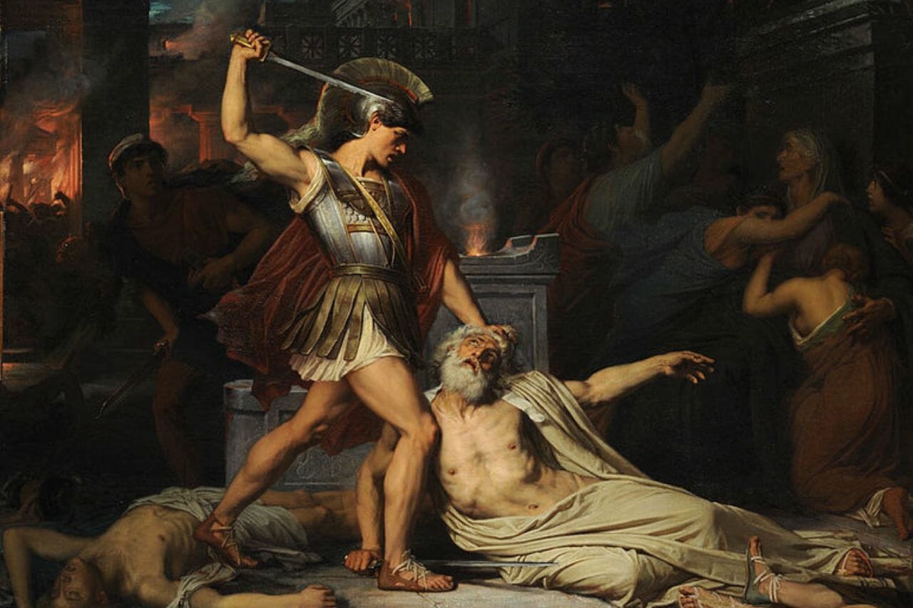Reĝo Priamo: La Lasta Staranta Reĝo de Trojo