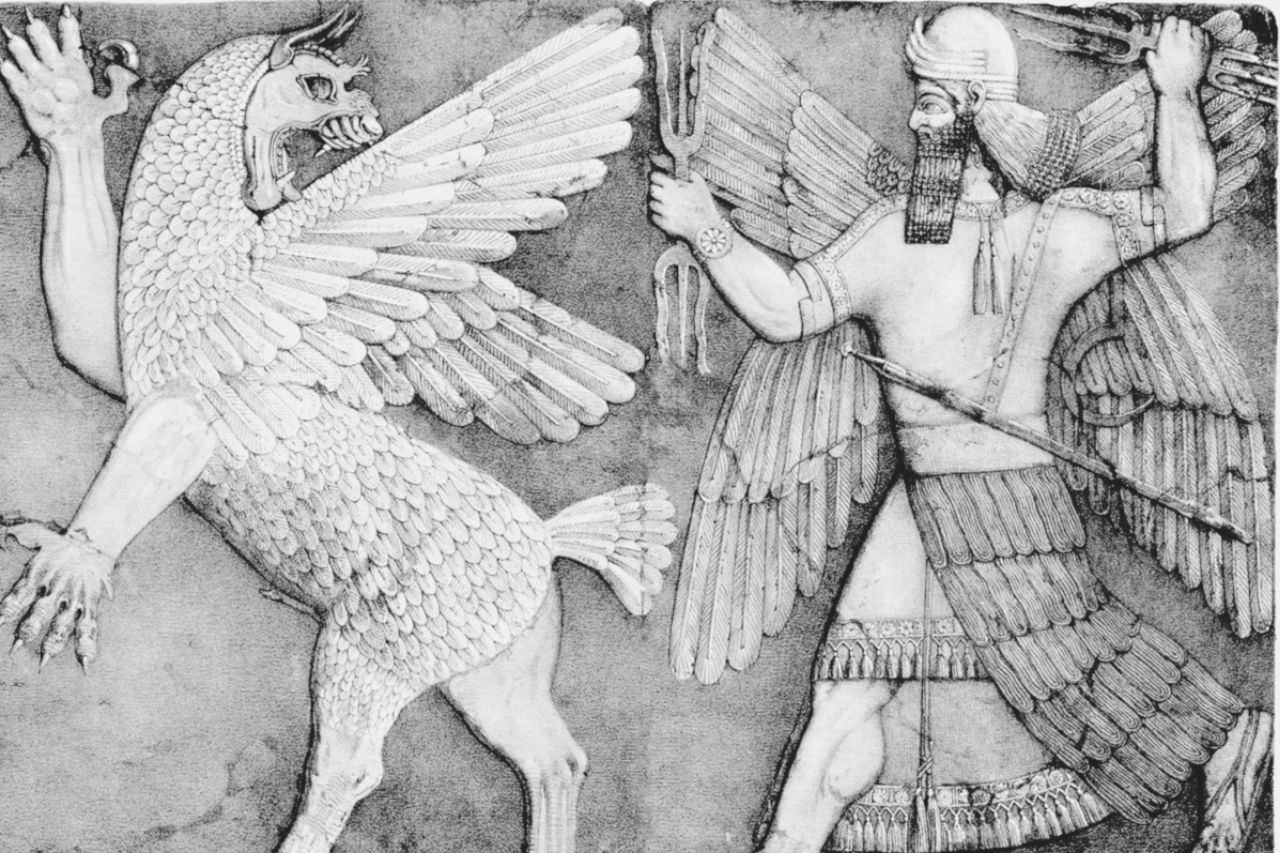 Reliefo de Marduk kontraŭ Tiamat