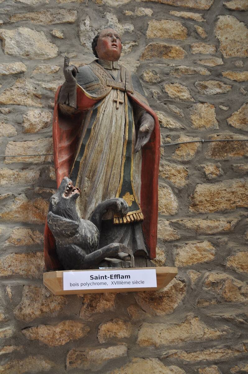Sankta Efflam, Kuzo de Reĝo Arturo