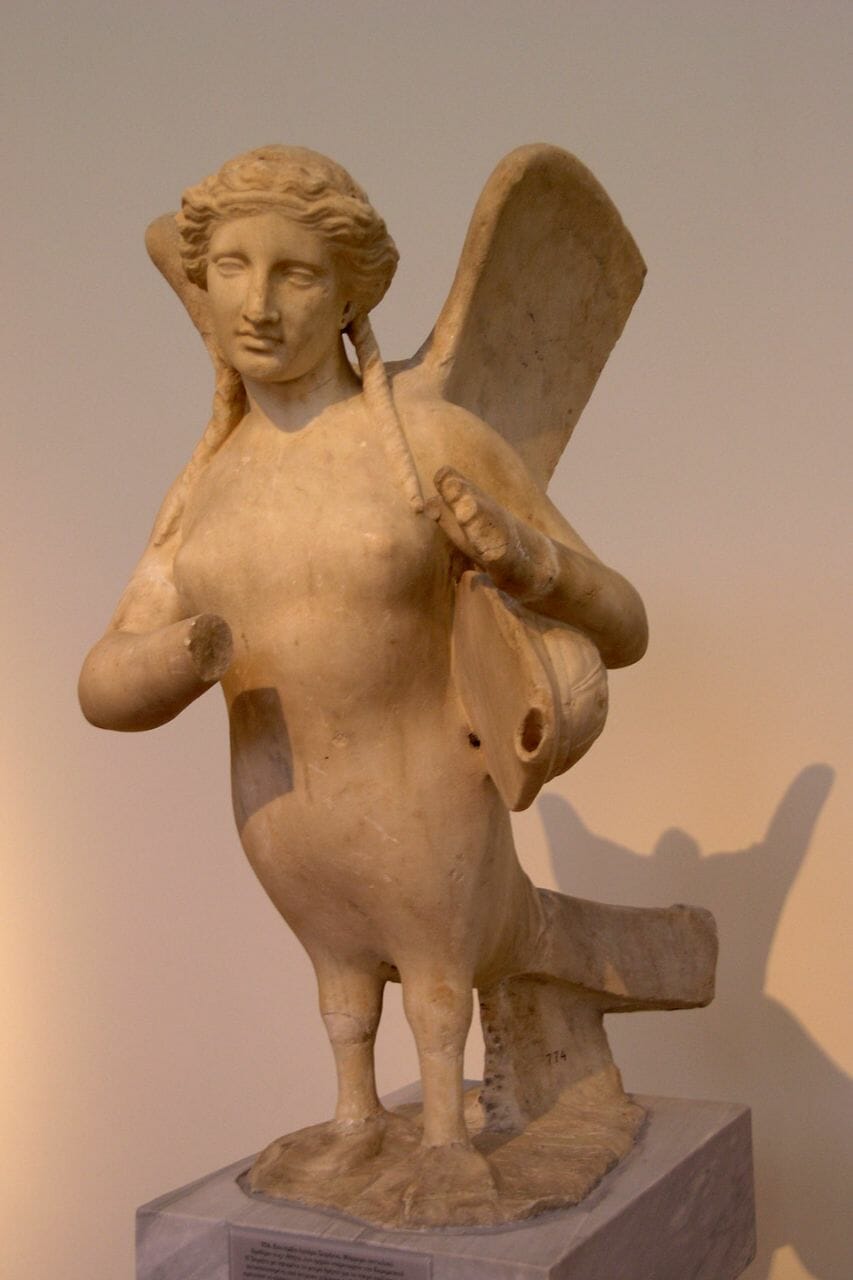 Sireno kontraŭ Marvirino: Duon-Homaj kaj Duon-Bestaj Estaĵoj de la Greka Mitologio