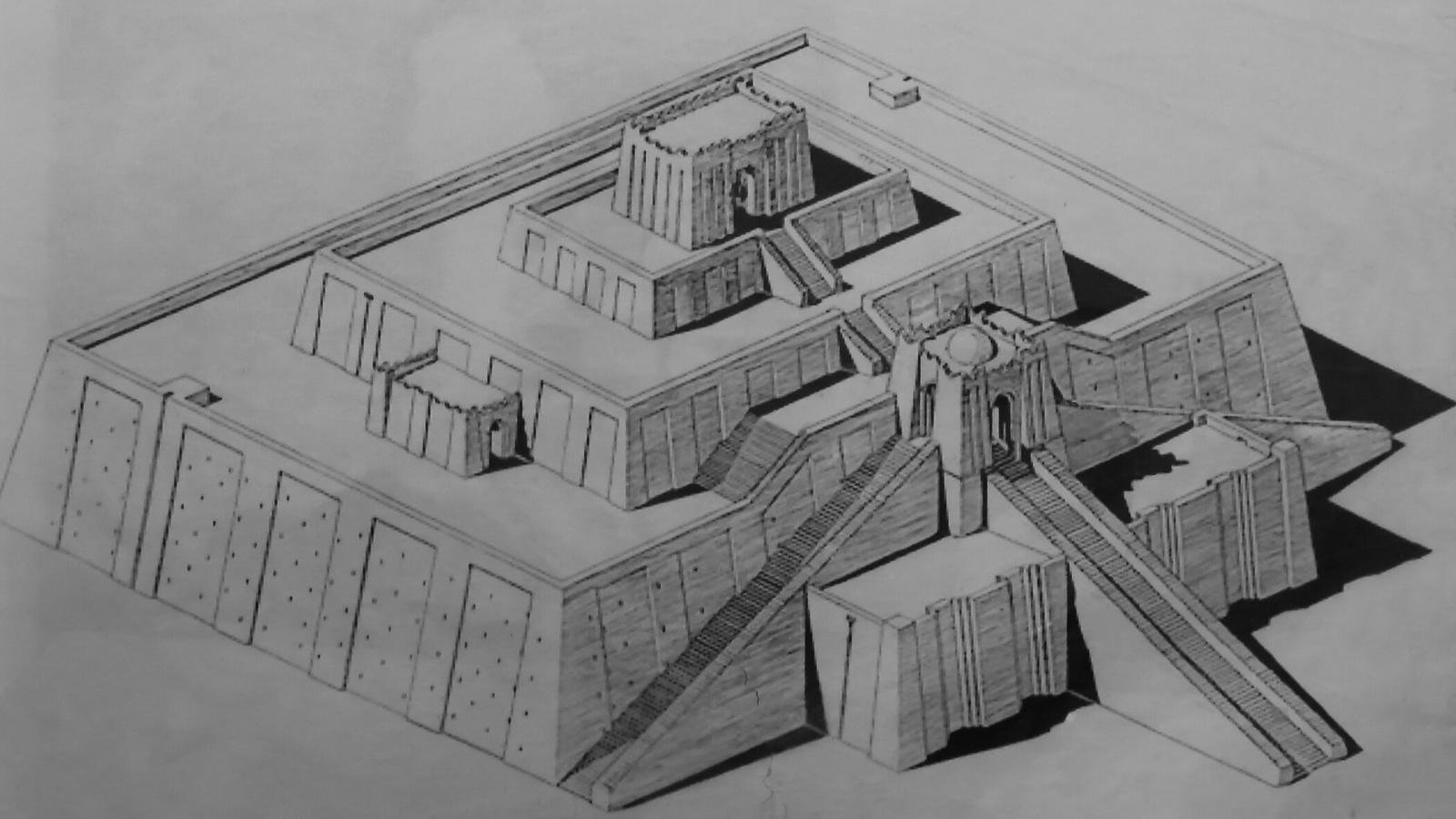 Sumera templo en Mezopotamio